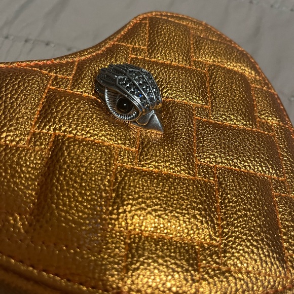 Kurt Geiger Orange Heart Crossbody Bag - Picture 11 of 16
